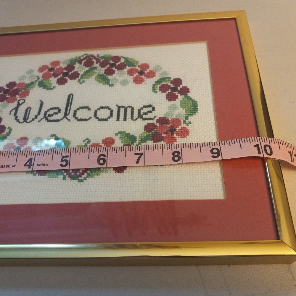Stitched Welcome from 1985 - Picture 4 of 5